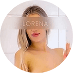 Portrait of escort Lorena up close and smiling
